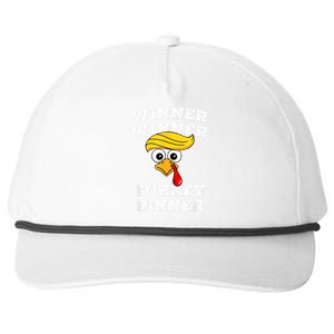 Funny Trump Winner Winner Turkey Dinner Thanksgiving Humor Snapback Five-Panel Rope Hat