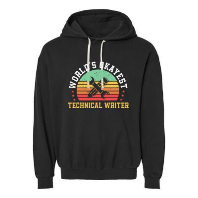 Funny Technical Writer Humor Technical Writing Services Garment-Dyed Fleece Hoodie