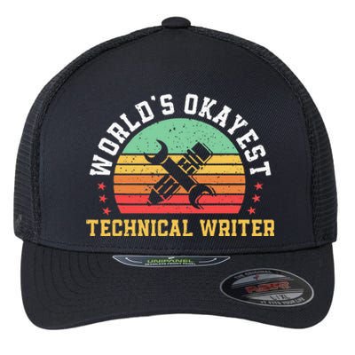 Funny Technical Writer Humor Technical Writing Services Flexfit Unipanel Trucker Cap