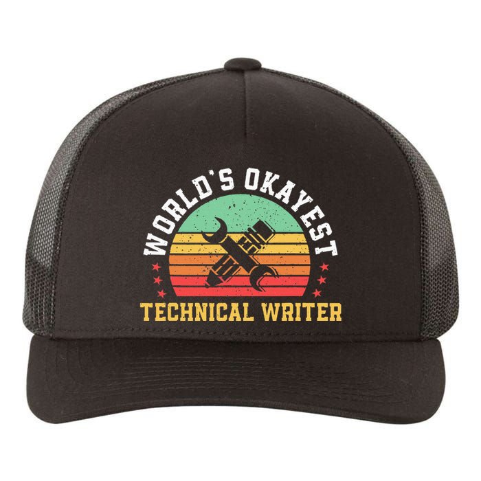 Funny Technical Writer Humor Technical Writing Services Yupoong Adult 5-Panel Trucker Hat