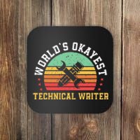 Funny Technical Writer Humor Technical Writing Services Coaster