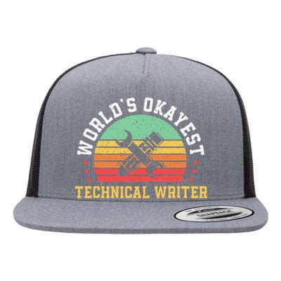 Funny Technical Writer Humor Technical Writing Services Flat Bill Trucker Hat