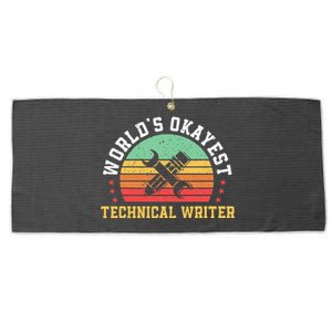 Funny Technical Writer Humor Technical Writing Services Large Microfiber Waffle Golf Towel