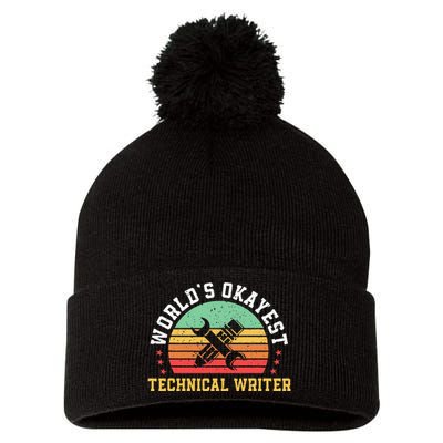 Funny Technical Writer Humor Technical Writing Services Pom Pom 12in Knit Beanie