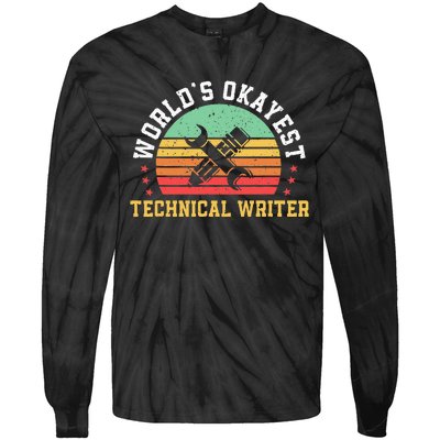 Funny Technical Writer Humor Technical Writing Services Tie-Dye Long Sleeve Shirt