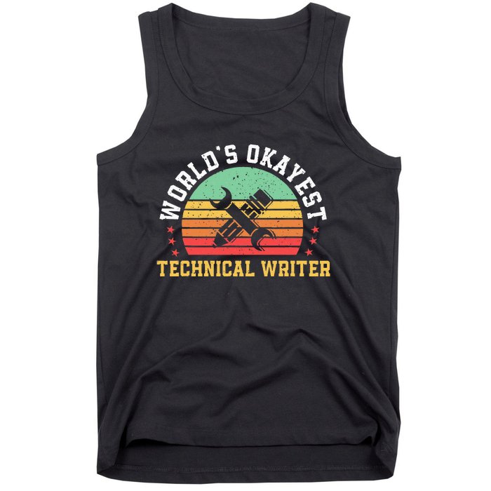 Funny Technical Writer Humor Technical Writing Services Tank Top