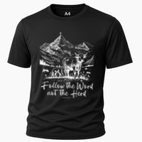 Follow The Word Not The Herd Cooling Performance Crew T-Shirt