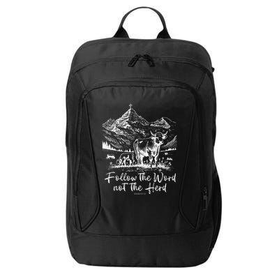 Follow The Word Not The Herd City Backpack