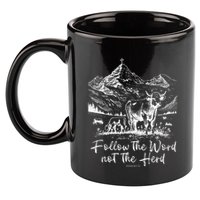 Follow The Word Not The Herd 11oz C Handle Ceramic Mug