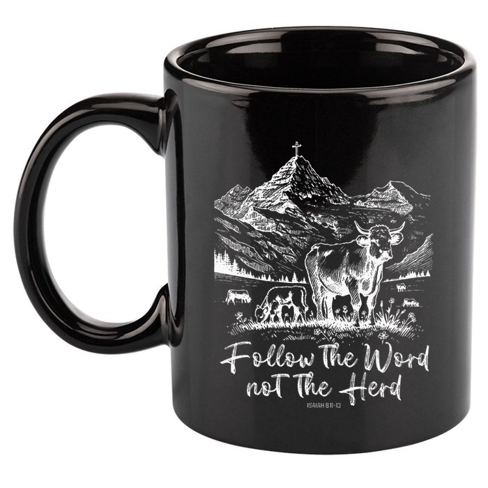 Follow The Word Not The Herd 11oz C Handle Ceramic Mug
