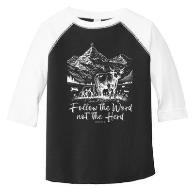 Follow The Word Not The Herd Toddler Fine Jersey T-Shirt