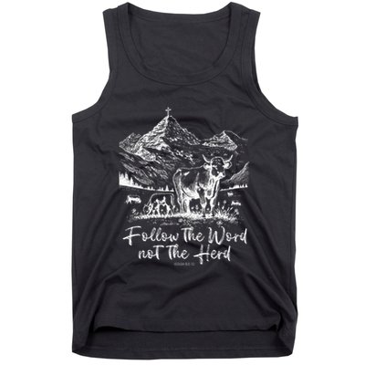 Follow The Word Not The Herd Tank Top