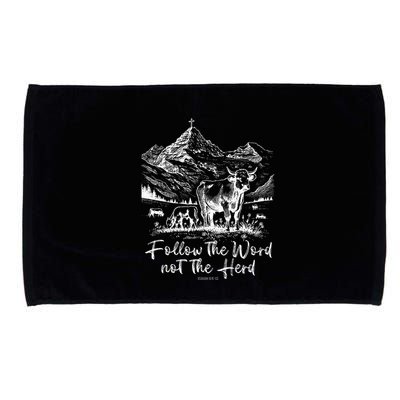 Follow The Word Not The Herd Microfiber Hand Towel