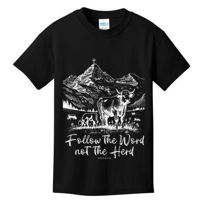 Follow The Word Not The Herd Kids T-Shirt