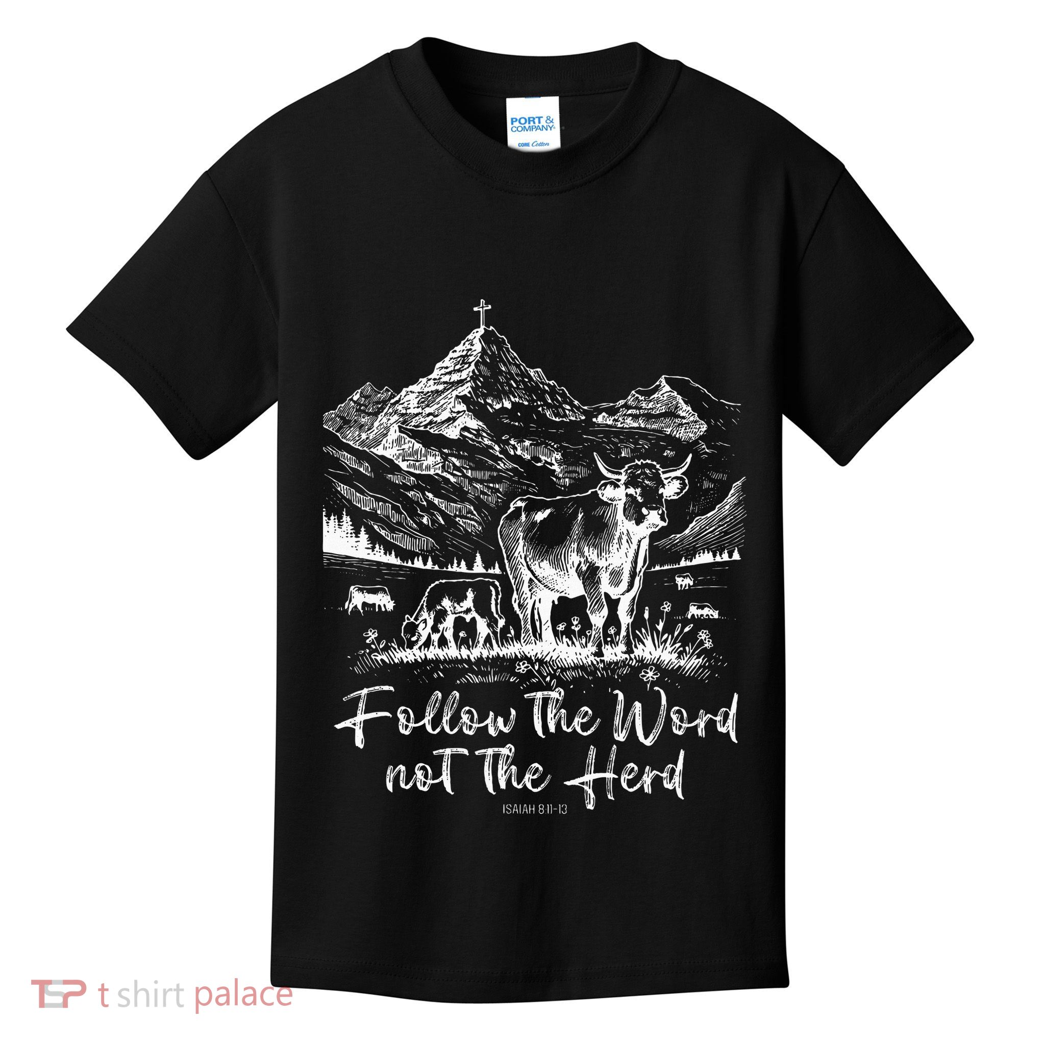 Follow The Word Not The Herd Kids T-Shirt