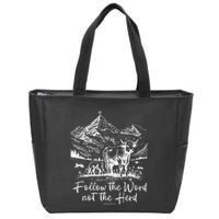 Follow The Word Not The Herd Zip Tote Bag