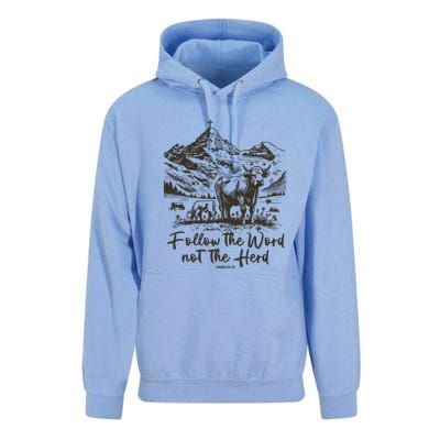 Follow The Word Not The Herd Unisex Surf Hoodie