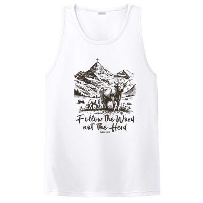 Follow The Word Not The Herd PosiCharge Competitor Tank