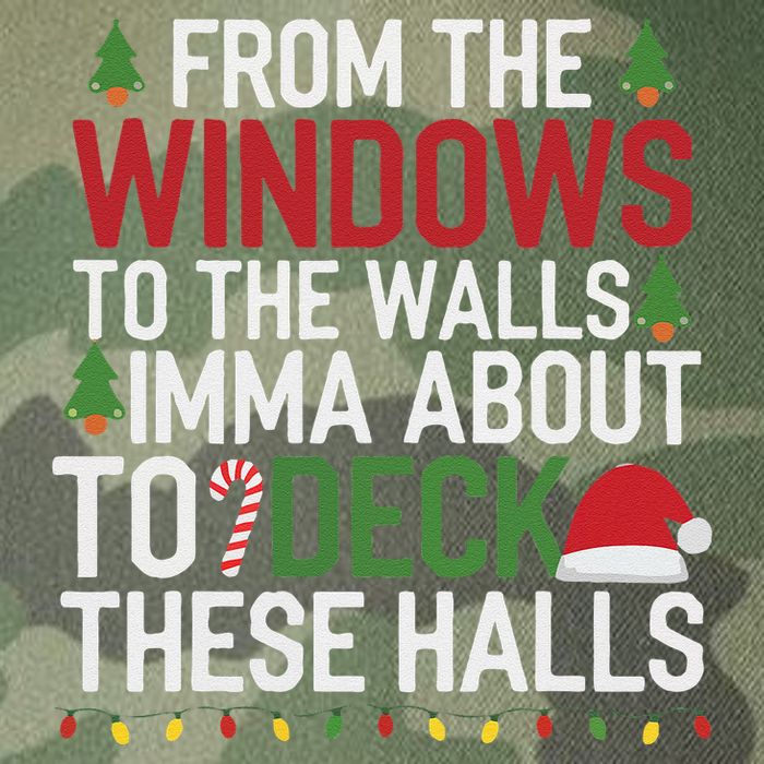 From The Windows To The Walls Imma Bout To Deck These Halls Legacy Tie Dye Trucker Hat