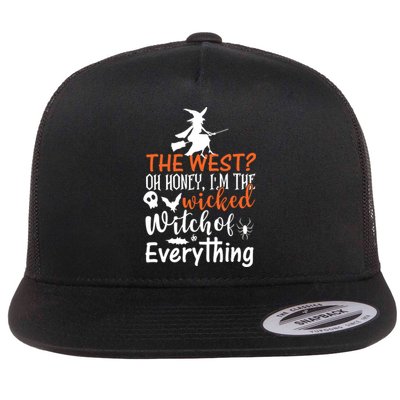 Funny The West Oh Honey Im The Wicked Witch Of Flat Bill Trucker Hat