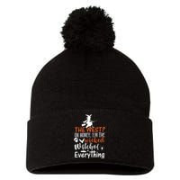 Funny The West Oh Honey Im The Wicked Witch Of Pom Pom 12in Knit Beanie