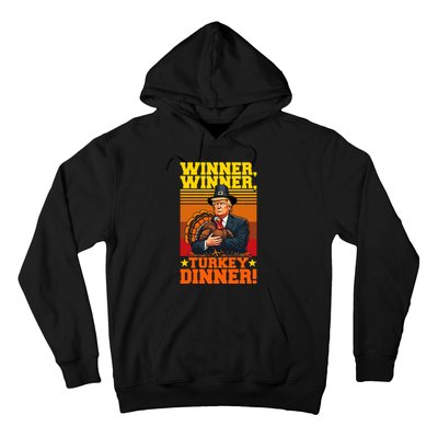 Funny Trump Winner Winner Turkey Dinner Thanksgiving Humor Hoodie