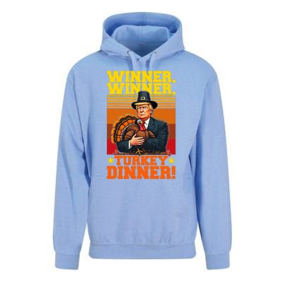 Funny Trump Winner Winner Turkey Dinner Thanksgiving Humor Unisex Surf Hoodie