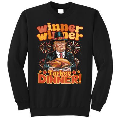 Funny Trump Winner Winner Turkey Dinner Thanksgiving Apparel Sweatshirt