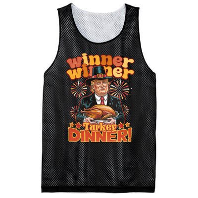 Funny Trump Winner Winner Turkey Dinner Thanksgiving Apparel Mesh Reversible Basketball Jersey Tank