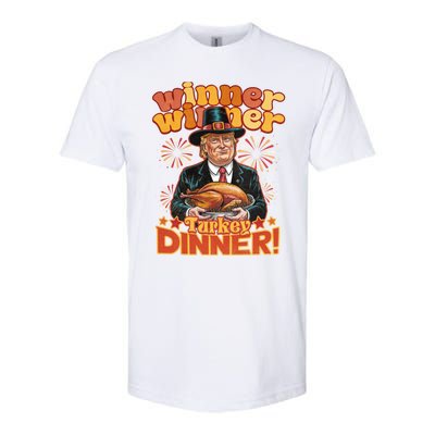 Funny Trump Winner Winner Turkey Dinner Thanksgiving Apparel Softstyle CVC T-Shirt