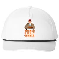 Funny Trump Winner Winner Turkey Dinner Thanksgiving Apparel Snapback Five-Panel Rope Hat