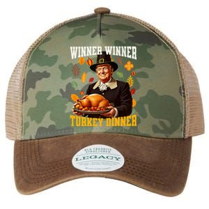 Funny Trump Winner Winner Turkey Dinner Thanksgiving Apparel Legacy Tie Dye Trucker Hat