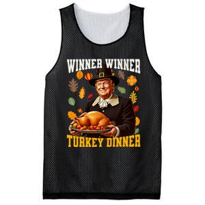 Funny Trump Winner Winner Turkey Dinner Thanksgiving Apparel Mesh Reversible Basketball Jersey Tank