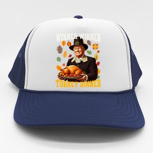 Funny Trump Winner Winner Turkey Dinner Thanksgiving Apparel Trucker Hat