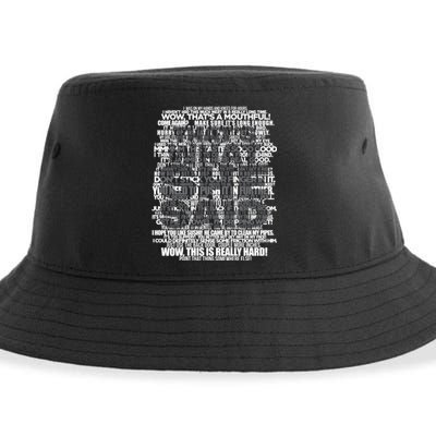 Funny Thats What She Said Sustainable Bucket Hat