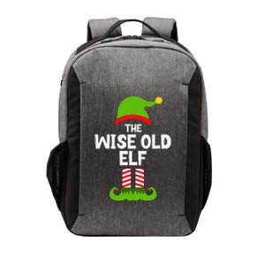 Funny The Wise Old Elf Christmas Family Party Pajama Vector Backpack