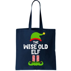 Funny The Wise Old Elf Christmas Family Party Pajama Tote Bag