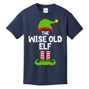 Funny The Wise Old Elf Christmas Family Party Pajama Kids T-Shirt