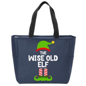 Funny The Wise Old Elf Christmas Family Party Pajama Zip Tote Bag