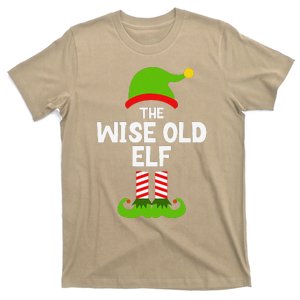 Funny The Wise Old Elf Christmas Family Party Pajama T-Shirt