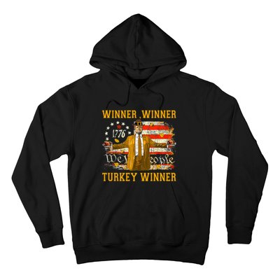 Funny Trump Winner Winner Turkey Dinner Thanksgiving Apparel Hoodie