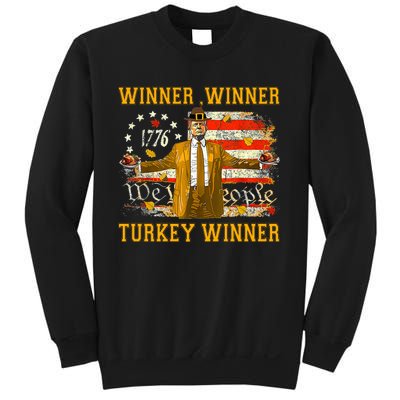 Funny Trump Winner Winner Turkey Dinner Thanksgiving Apparel Sweatshirt