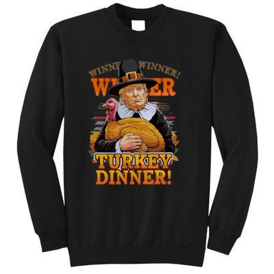 Funny Trump Winner Winner Turkey Dinner Thanksgiving Apparel Sweatshirt