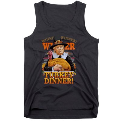 Funny Trump Winner Winner Turkey Dinner Thanksgiving Apparel Tank Top