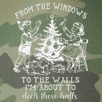 From The Windows To The Walls IM About To Deck These Halls Legacy Tie Dye Trucker Hat