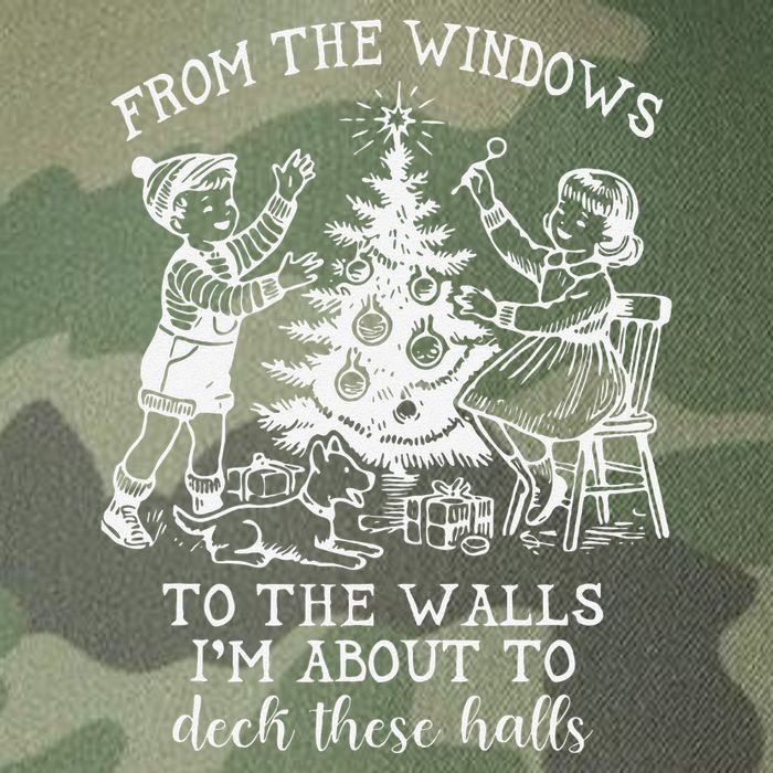 From The Windows To The Walls IM About To Deck These Halls Legacy Tie Dye Trucker Hat