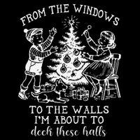 From The Windows To The Walls IM About To Deck These Halls 16 in Basic Backpack