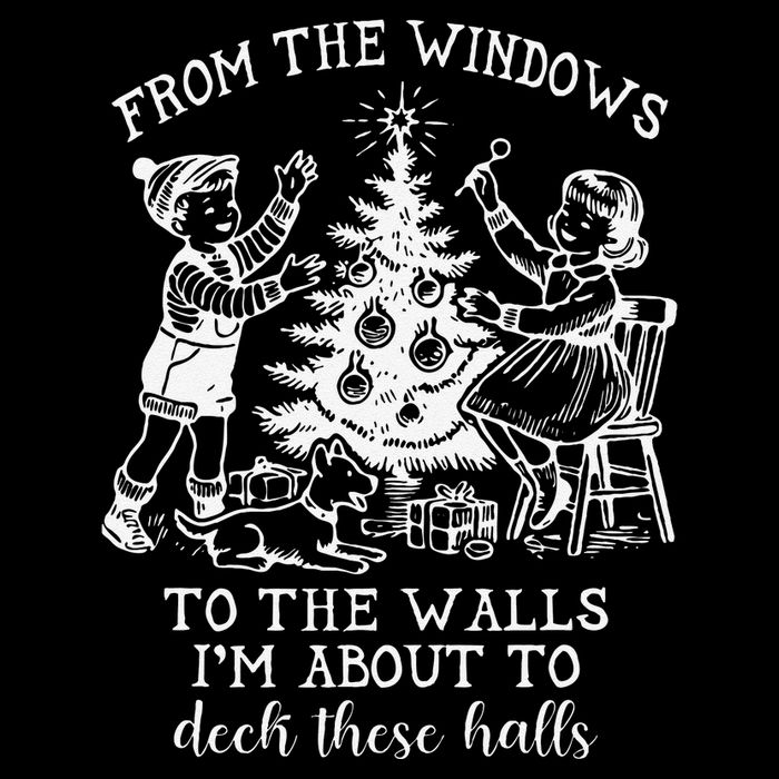 From The Windows To The Walls IM About To Deck These Halls 16 in Basic Backpack
