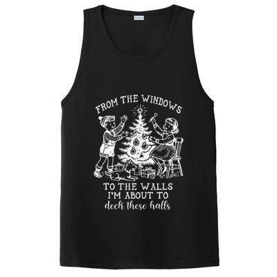From The Windows To The Walls IM About To Deck These Halls PosiCharge Competitor Tank