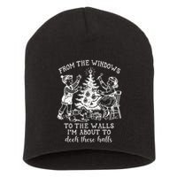 From The Windows To The Walls IM About To Deck These Halls Short Acrylic Beanie